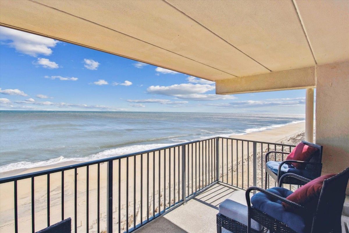 view from ocean city vacation rental