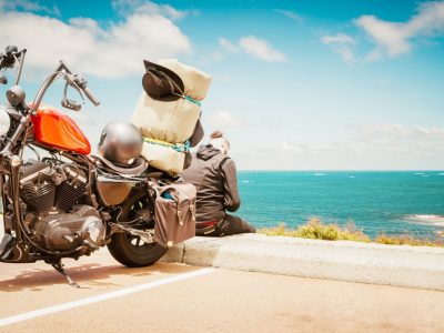 bike by the beach at Ocean City Bikefest