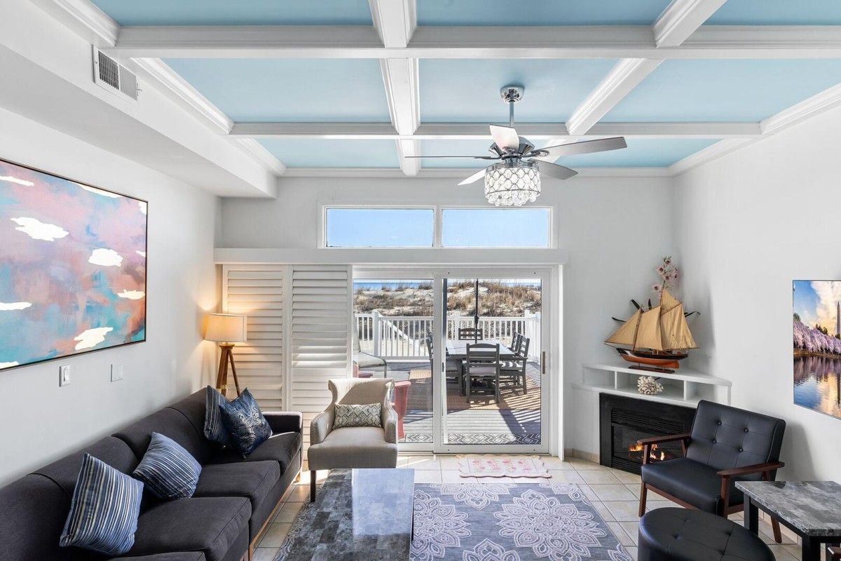 interior of ocean city rental