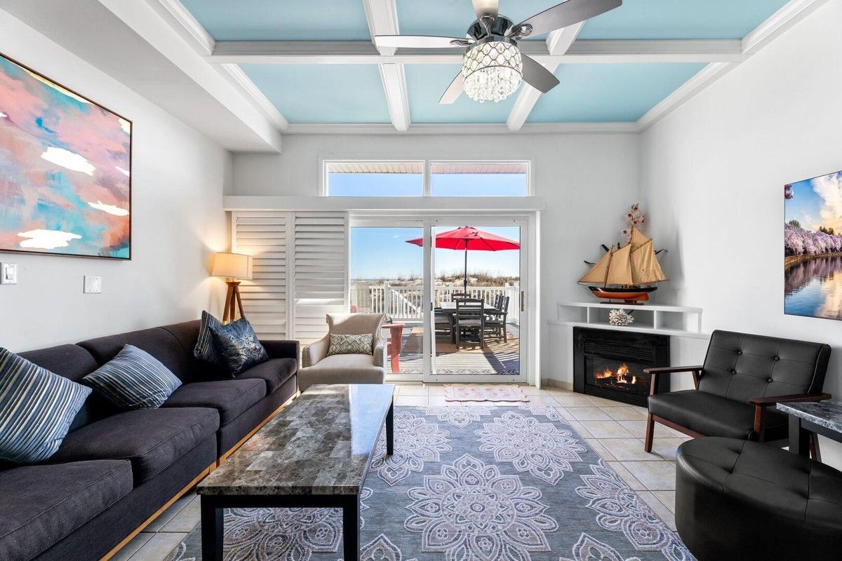 interior of vacation rental